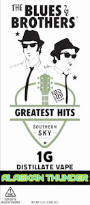 Southern Sky Brands - The Blues Brothers Alaskan Thunder 1g Vape Cart