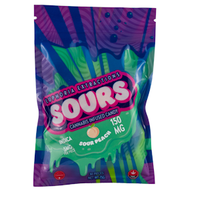 Euphoria Extracts - Sour Peach - Indica - 150mg - Euphoria Extracts