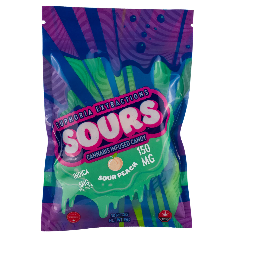 Euphoria Extracts - Sour Peach - Indica - 150mg - Euphoria Extracts Main Image