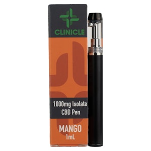Clinicle - Mango CBD Vape Pen - 1000mg - Clinicle