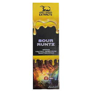 Honey Badger - Sour Runtz Vape Pen - 1.1g - Honey Badger