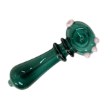 Genuine Pipe - Green Pink - Glass Pipes