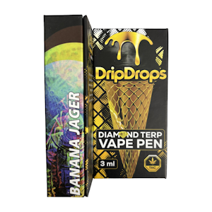 Drip Drop - Banana Jager Vape Pen - 3g - Drip Drop
