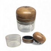 Wooden The Bzz 3pc Glass Grinder - Ongrok