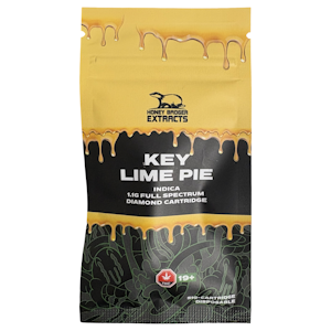 Honey Badger - Key Lime Pie Diamond Vape Cartridge - 1.1g - Honey Badger