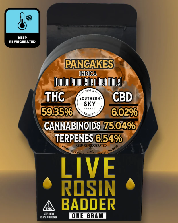 Southern Sky Brands - Pancakes Live Rosin Concentrate Jar - 1g Main Image