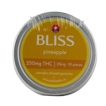 Pineapple Gummies - THC - 250mg - Bliss