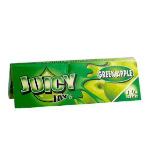 Juicy Jay's Rolling Papers - Green Apple - 1¼ - Juicy Jay's Papers