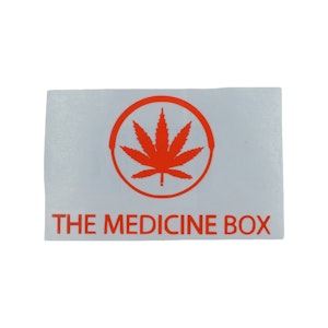 The Medicine Box - Medicine Box Logo Sticker (orange)