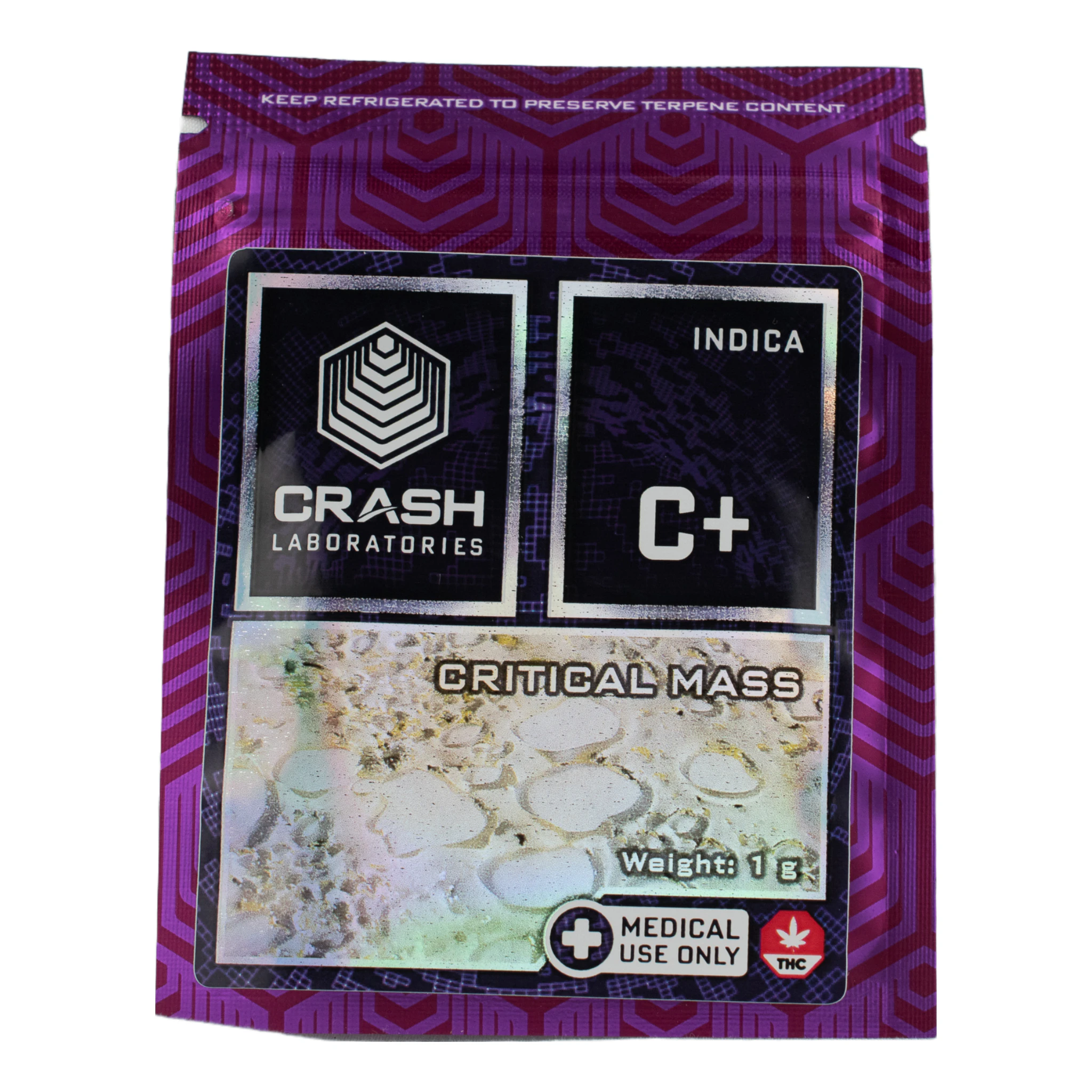 Crash Labs - Critical Mass Shatter 1g - Crash Labs Main Image