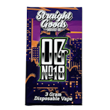 OG No 18 Vape Pen - 3g - Straight Goods