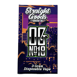 Straight Goods - OG No 18 Vape Pen - 3g - Straight Goods