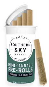 Southern Sky Brands - Black Velvet 0.3g Pre Roll 5 Pack