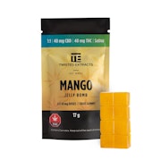 Mango Sativa - THC 80mg - Twisted Extracts