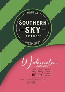 Southern Sky Brands - Watermelon Gummies 100mg
