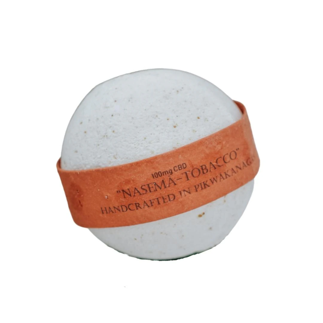 AKI Wellness - CBD Tobacco Bath Bomb - 100mg - Aki Wellness Main Image