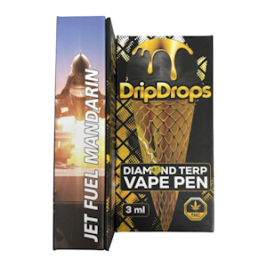 Drip Drop - Jet Fuel Mandarin Vape Pen - 3g - Drip Drop