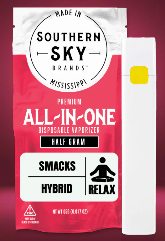 Southern Sky Brands - Smacks Disposable THC Vape - 0.5g Main Image