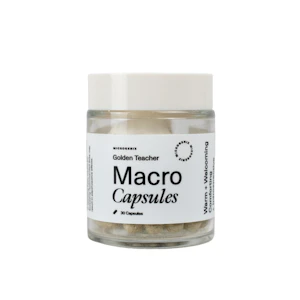 Microgenix - Golden Teacher 30x450mg (Jar) - Microgenix Macro Capsules