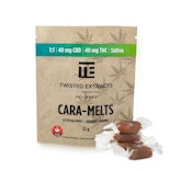 Sativa 1:1 Cara-Melts - 80mg - Twisted Extracts