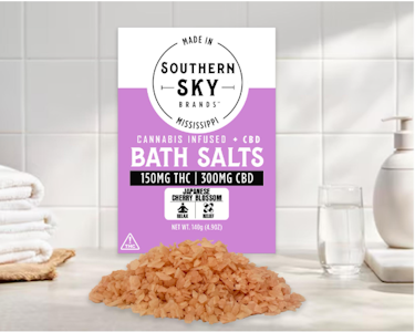 Southern Sky Brands - Japanese Cherry Blossom Bath Salt (205mg THC, 367mg CBD)