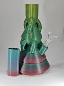 3D Printed Smoke Mate Bong with Printed Lighter Case