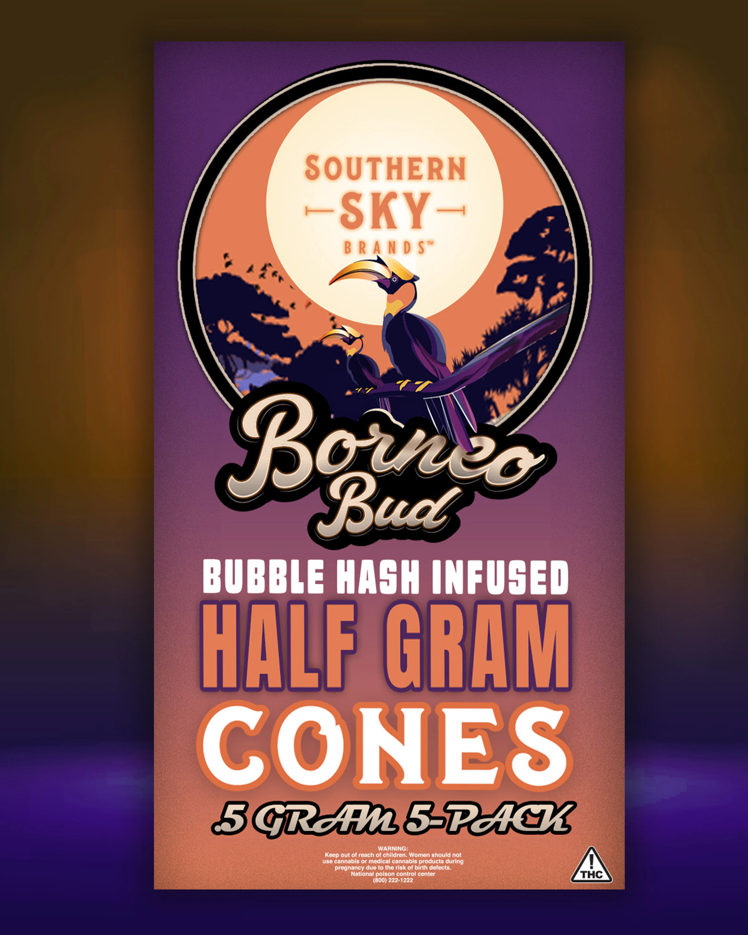 Southern Sky Brands - Blueberry Blockers 0.5g Infused PreRolls 5 Pack Main Image