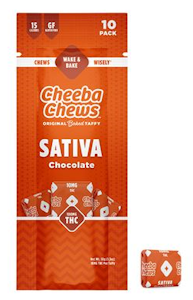 Cheeba Chews - Cheeba Chews - Chocolate Taffy Sativa - 100mg