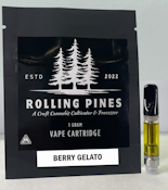 Rolling Pines - Berry Gelato 1g Vape Cart