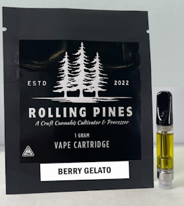 Southern Sky Brands - Rolling Pines - Berry Gelato 1g Vape Cart