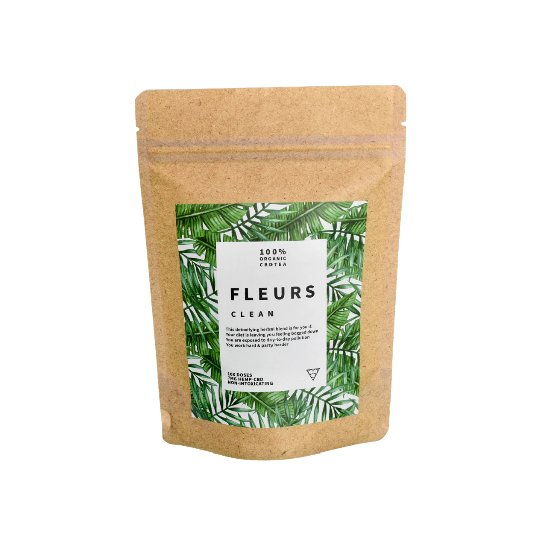 Fleurs - Clean CBD Tea - 70mg - Fleurs Main Image