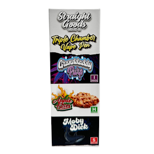 Straight Goods - Granddaddy Purple + Apple Fritter + Moby Dick Vape Pen - 9g - Straight Goods