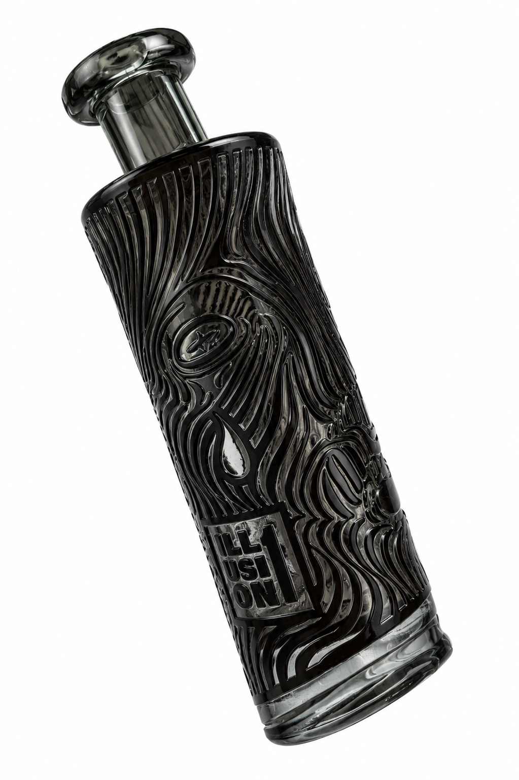 Black Grandiose Wet Puffco Peak Attachment - Milkyway