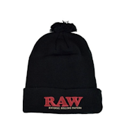 PomPom Tuque - Black - RAW