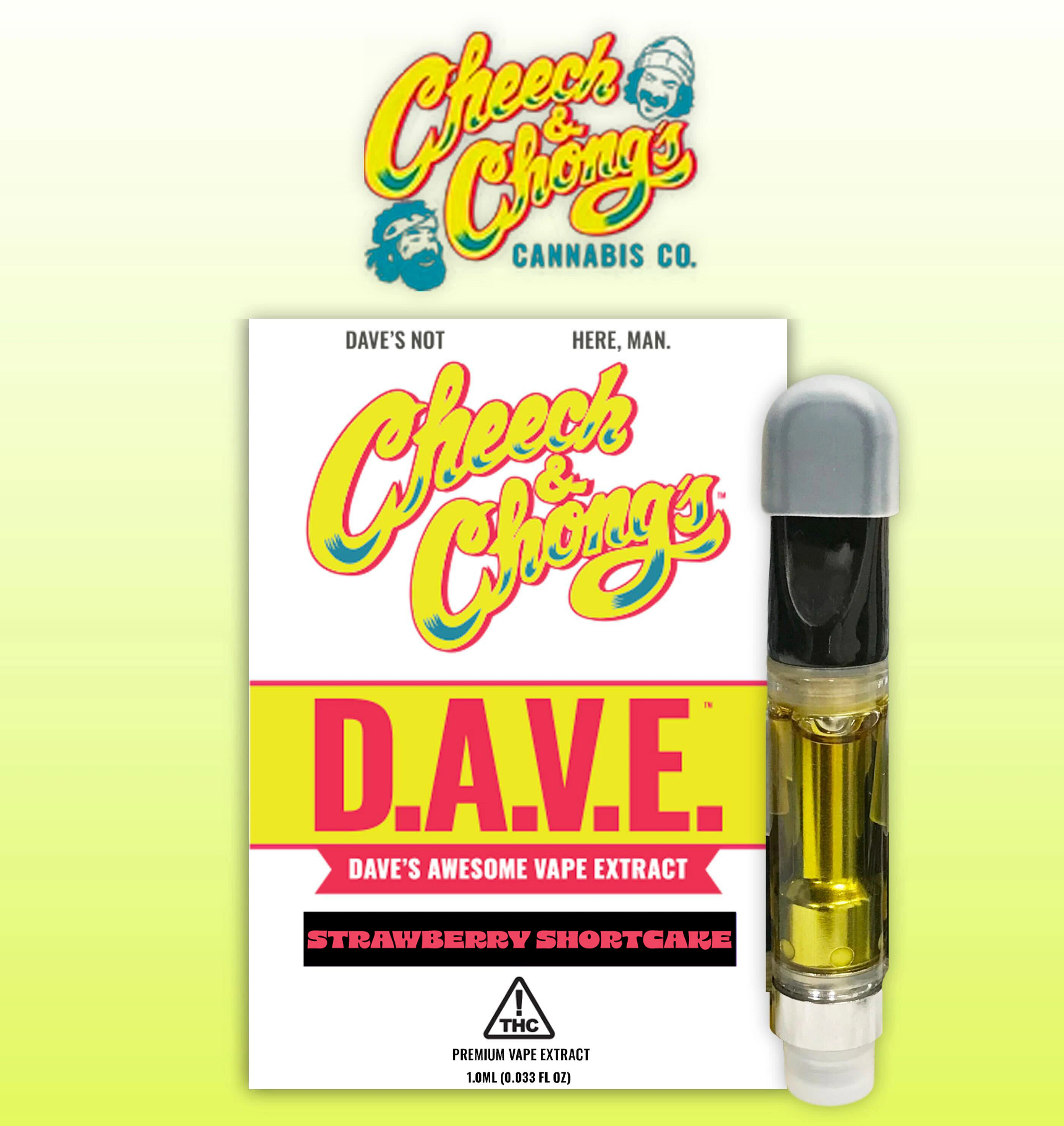 Southern Sky Brands - Cheech & Chong - Strawberry Shortcake THC Vape - 1g Main Image