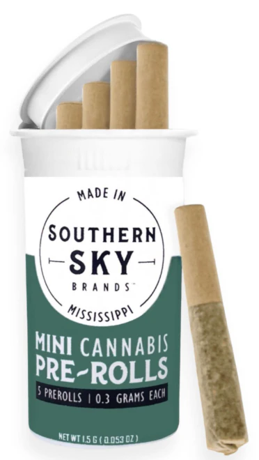 Southern Sky Brands - Rainbow Runtz 0.3g Pre Roll 5 Pack Main Image