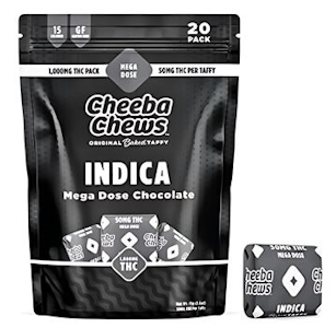 Stash House - Cheeba Chews - Chocolate Taffy Indica - 1000mg