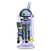 12" Smoke Bubble Bot Beaker Bong - Cheech