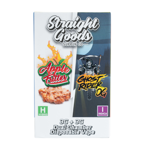 Straight Goods - Apple Fritter + Ghost Rider OG Vape pen - 6g - Straight Goods