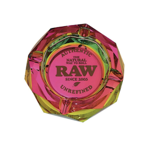 RAW - Rainbow - Glass Ashtray - Raw