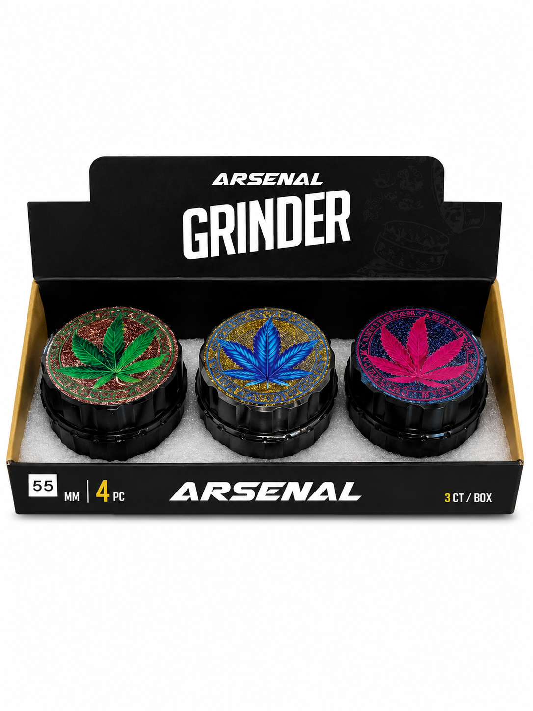 Arsenal Grinder -  Reefer Nebula 55mm 4-pc