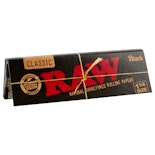 RAW   Papers - Black 1¼