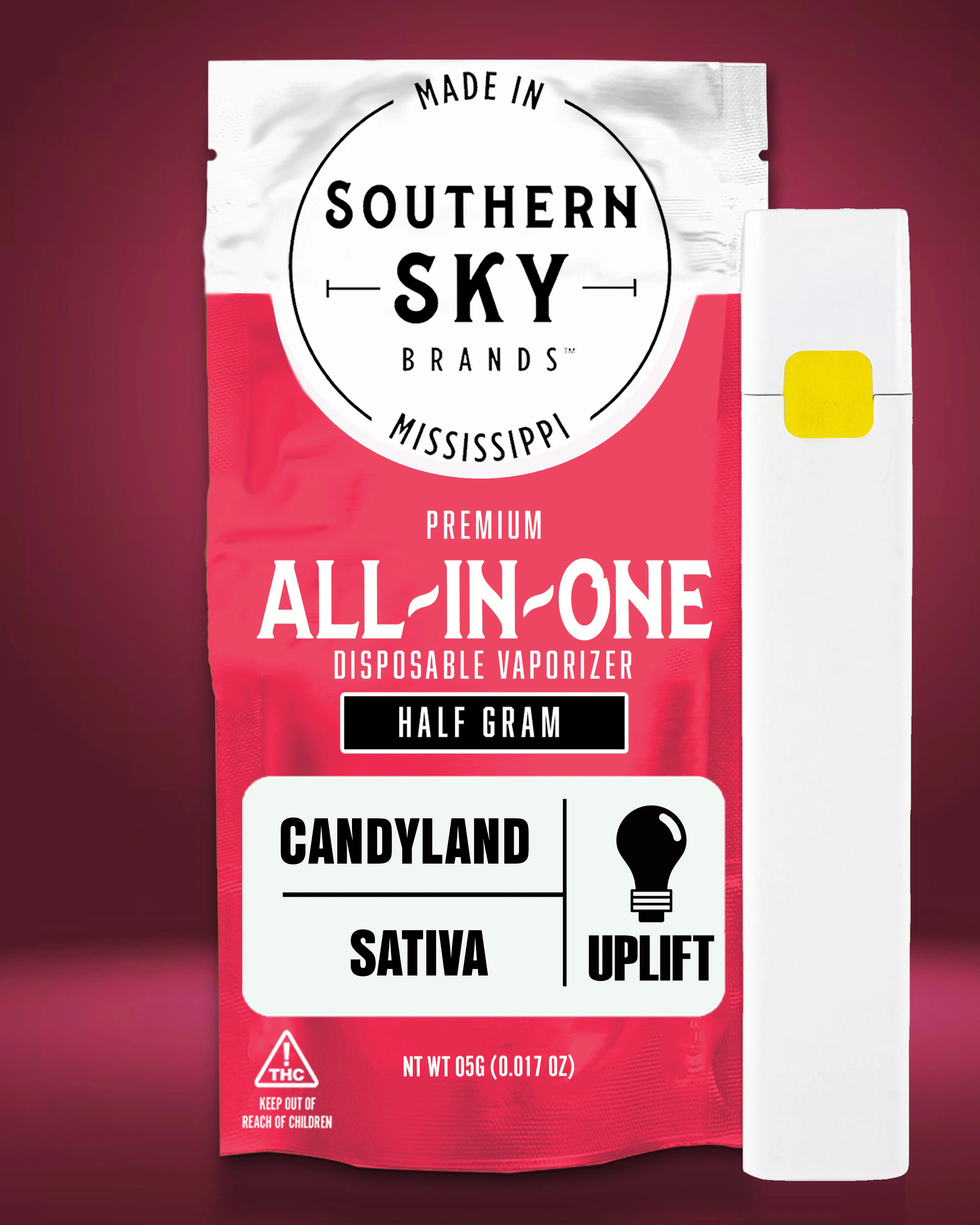 Southern Sky Brands - Candyland Disposable THC Vape - 0.5g Main Image