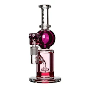 9" Purple/Pink with Perc Bong - Cheech