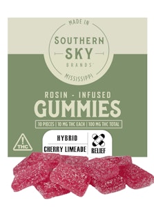 Southern Sky Brands - Devil's Den Live Rosin Cherry Limeade 100mg Gummies