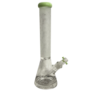 15" Milk Green Beaker Bong - Rekt