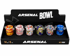 Bowls - Arsenal 14mm Butterfly glass bowl