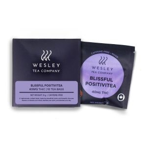 Wesley Tea Co. - THC Blissful Positivitea - 40mg - Wesley Tea Co