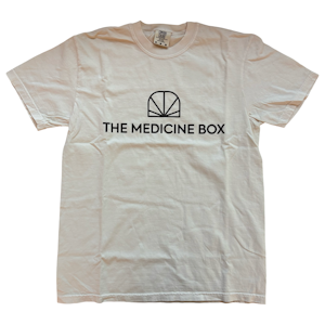 The Medicine Box - Ivory T-Shirt "MEDBOX Logo Tee" - Small - MDBX Apparel
