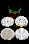 Grinder-63mm 4 Part Aluminum Painted Rasta